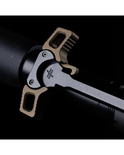 Karabinek semi-auto Blackout Dynamics SBR Dual Taper Lock-X Lufa 13,9" Wylde gwint 1:8,5R, Surefire Warcomp, Wypalony brąz