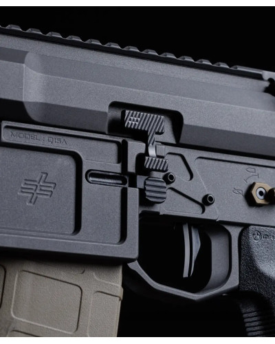 Karabinek semi-auto Blackout Dynamics SBR Dual Taper Lock-X Lufa 13,9" Wylde gwint 1:8,5R, Surefire Warcomp, Wypalony brąz