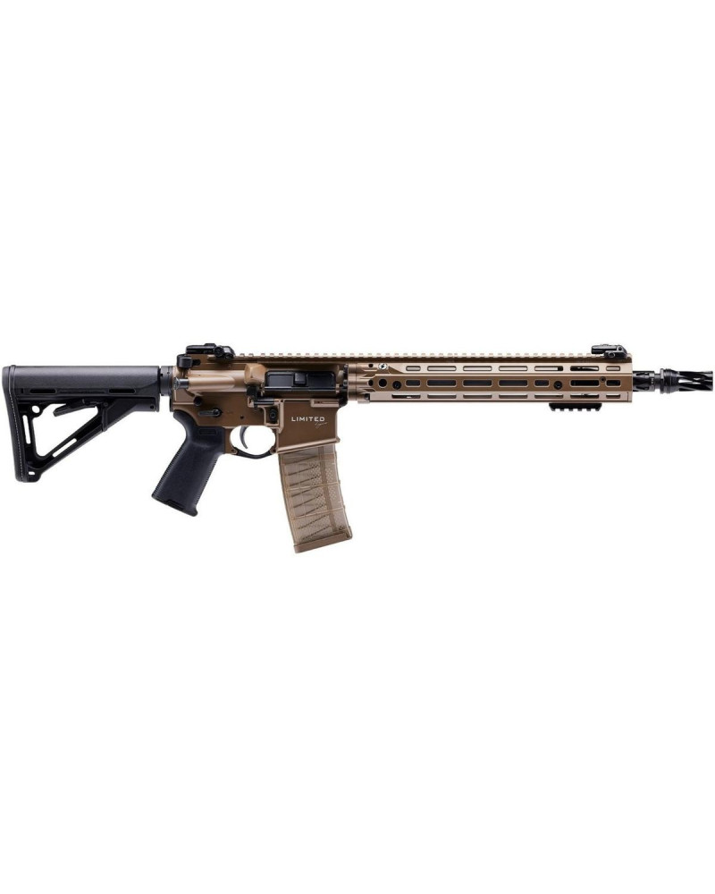Karabinek samopowtarzalny Daniel Defense DD4 M4A1 RIS FDE Sandstrom, lufa 14," 12,5" M-LOK FDE, Riflespeed Gas Block, Huxwrx Fla