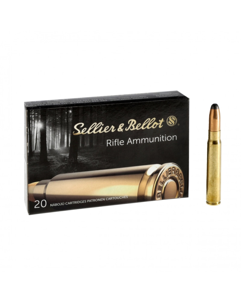 Amunicja S&B kal. 9,3x62 SP 18,5g  (286 gr)