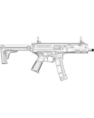 Pistolet  Samopowtarzalny Lucansky Arms Stinger 9 Lufa 8"