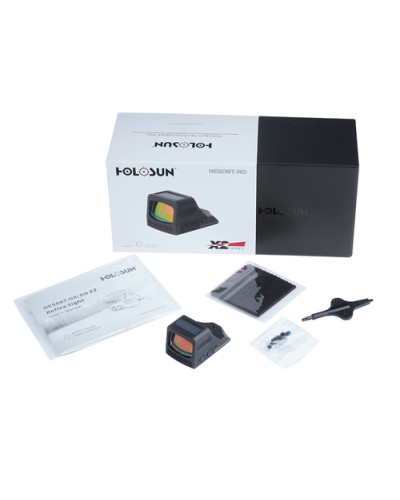 Holosun - Kolimator HE508T X2 Elite Micro Red Dot - Solar Panel / Titanium