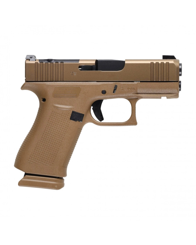 Pistolet Glock 43X Coyote Mos