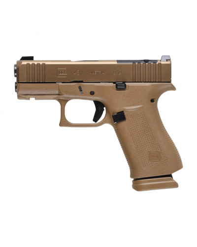 Pistolet Glock 43X Coyote Mos