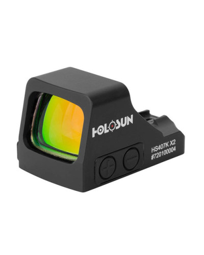 Holosun - Kolimator otwarty HS407K Open Reflex SubCompact Pistol Sight - Czarny -HS407K X2
