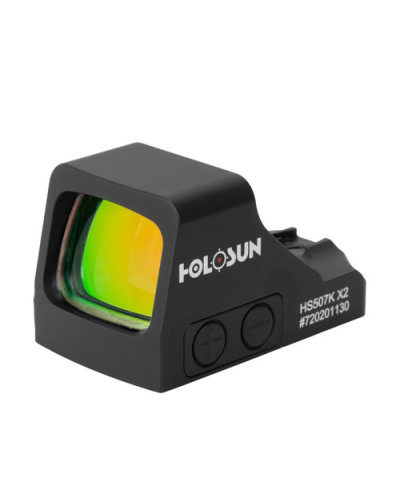 Holosun - Kolimator otwarty HS507K Open Reflex SubCompact Pistol Sight - MRS -Czarny - HS507K-X2