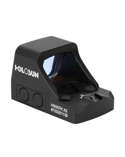 Holosun - Kolimator otwarty HS507K Open Reflex SubCompact Pistol Sight - MRS -Czarny - HS507K-X2