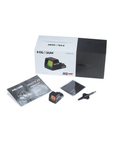 Holosun - Kolimator otwarty HS507K Open Reflex SubCompact Pistol Sight - MRS -Czarny - HS507K-X2