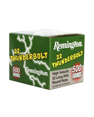 Amunicja Remington kal.22lr  Thunderbolt RN High Speed 2,6g (40gr) opakowanie 500 szt.