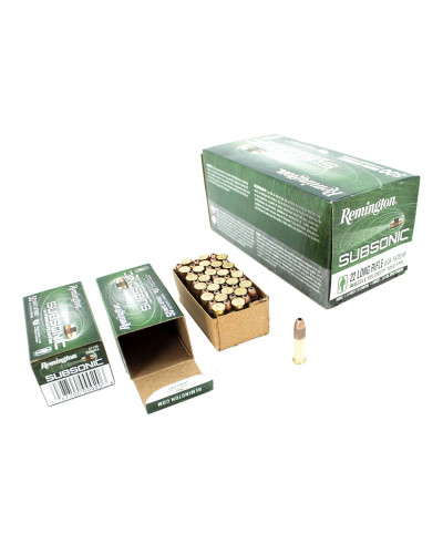 Amunicja Remington kal.22lr Subsonic Copper Plated HP 2,6g(40gr) opakowanie 50 szt