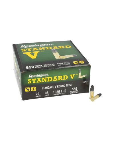 Amunicja Remington kal.22lr Standard Velocity LRN 2,46g (38gr) opakowanie 550 szt