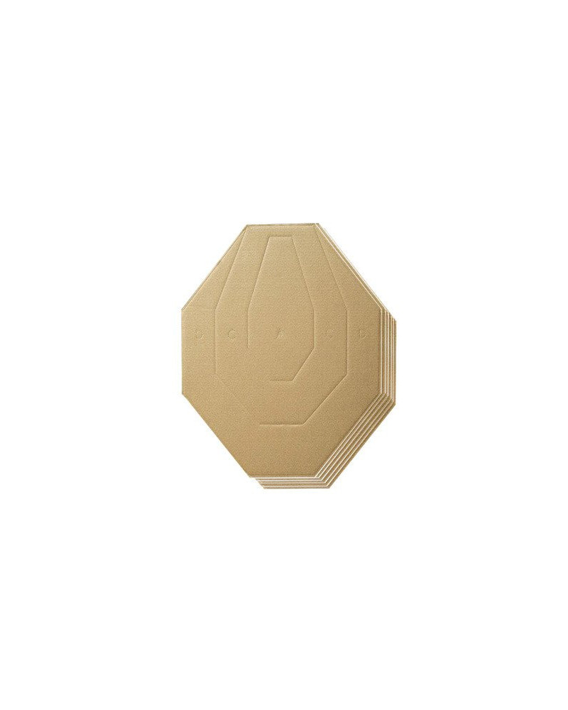 Tarcza strzelecka IPSC na kartonie - 46 x 58 cm - 10 szt. - Uniwersalny NS: index: 1000000183788 SKU: T07019