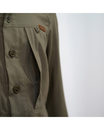 Koszula RECON X Flannel Green Plain XL