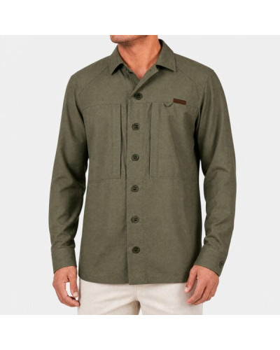 Koszula RECON X Flannel Green Plain M
