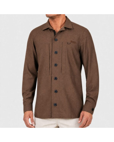 Koszula RECON X Flannel Brown Plain L
