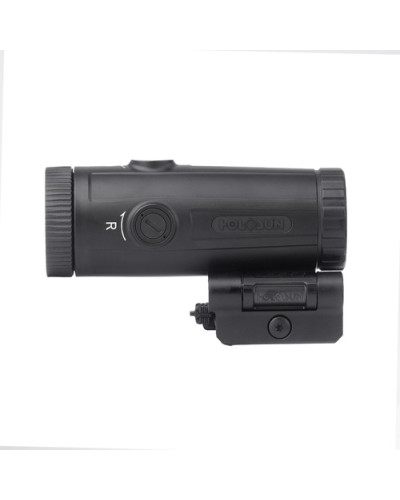 Holosun - Powiększalnik 6x Magnifier - Flip & Picatinny QD - Czarny - HM6X