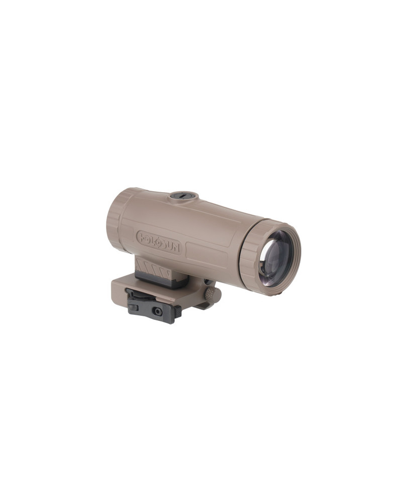 Holosun - Powiększalnik HM3X 3x Magnifier - Flip & Picatinny QD - FDE - HM3X FDE