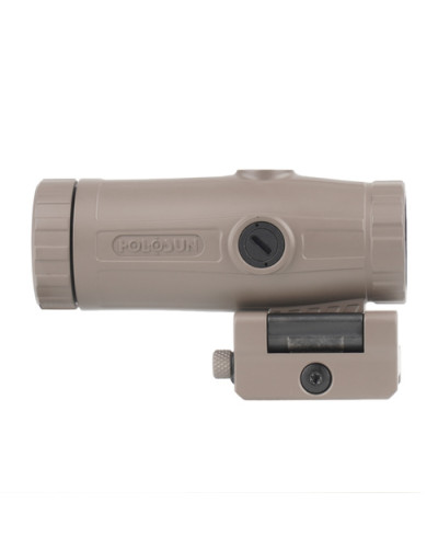 Holosun - Powiększalnik HM3X 3x Magnifier - Flip & Picatinny QD - FDE - HM3X FDE