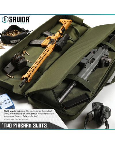 Savior - Torba Double Rifle Bag - American Classic - 46" - Zielona - RB-4612DG-V1-OG