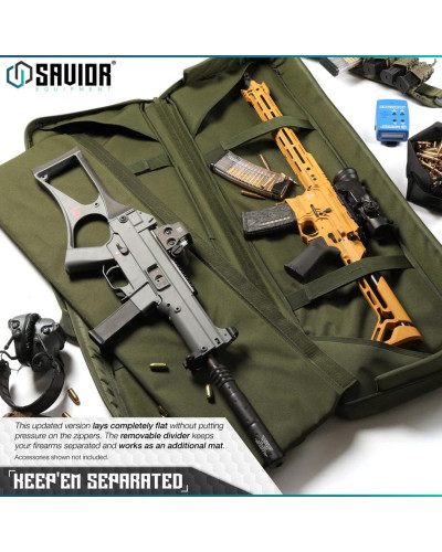 Savior - Torba Double Rifle Bag - American Classic - 46" - Zielona - RB-4612DG-V1-OG