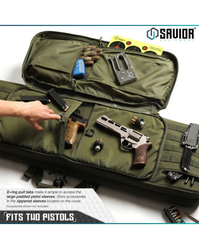 Savior - Torba Double Rifle Bag - American Classic - 46" - Zielona - RB-4612DG-V1-OG