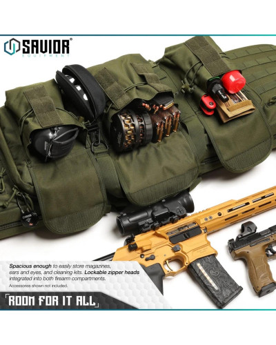 Savior - Torba Double Rifle Bag - American Classic - 46" - Zielona - RB-4612DG-V1-OG