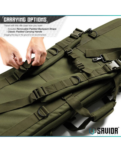 Savior - Torba Double Rifle Bag - American Classic - 46" - Zielona - RB-4612DG-V1-OG