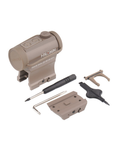 Holosun - Kolimator HS403B Red Dot - 2 MOA - FDE - HS403B-FDE
