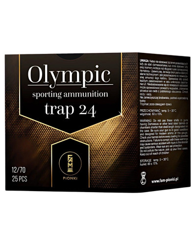 Amunicja 12/70 OLYMPIC TRAP 24g 7,5-2,40 mm Fam-Pionki