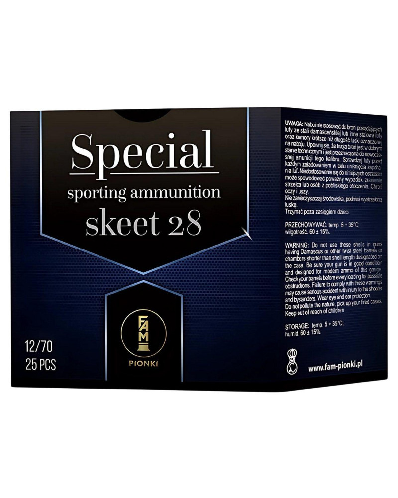 Amunicja 12/70 SPECIAL 28g 7,5-2,40 mm Fam-Pionki