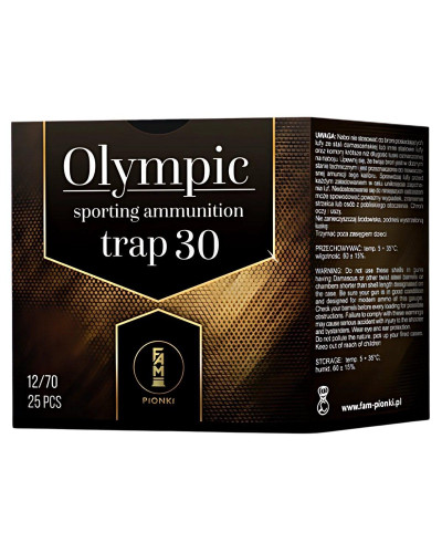 Amunicja 12/70 OLYMPIC TRAP 30g 7,5-2,40 mm Fam-Pionki